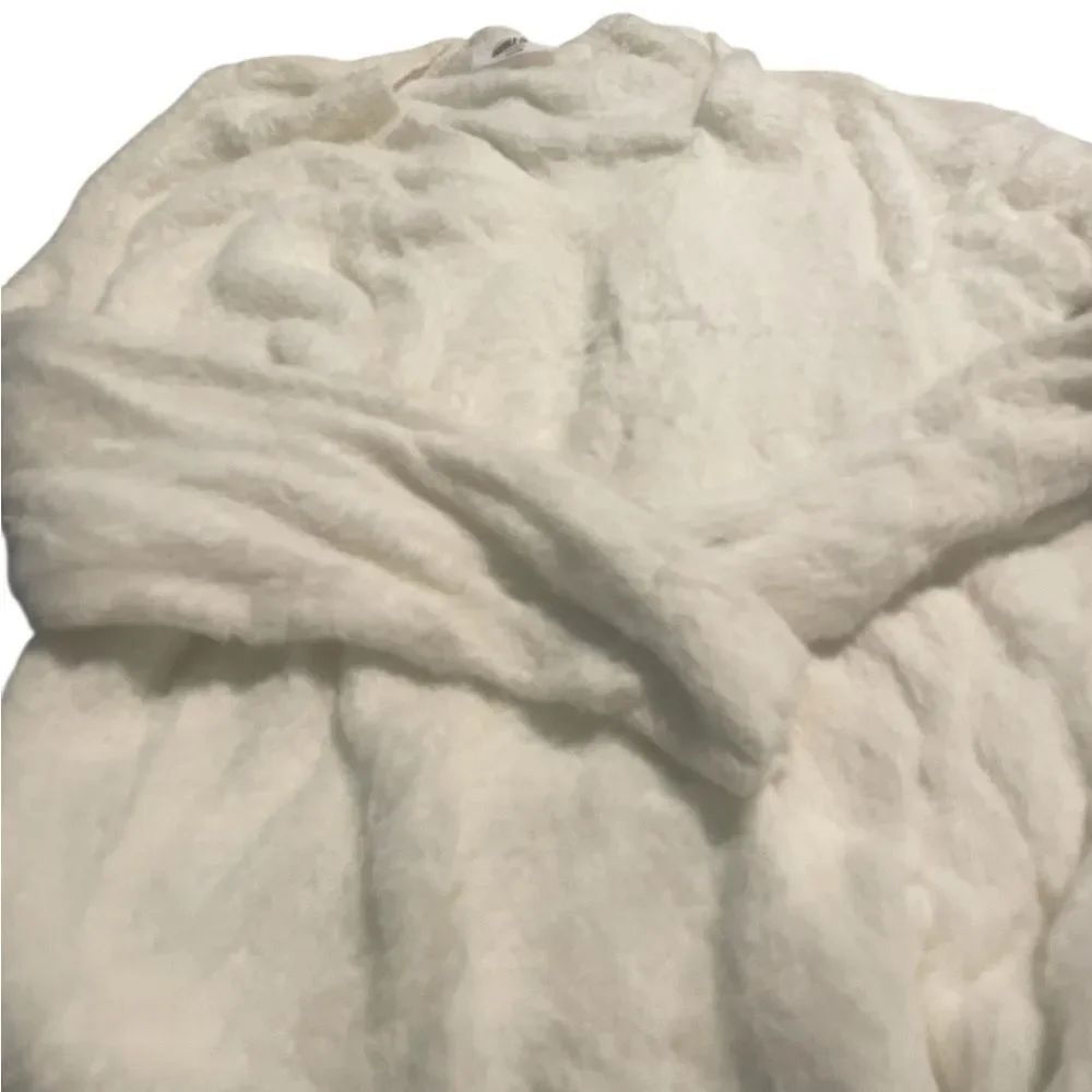 Doubke Zero spicy smal size large Cozy White Fleece top